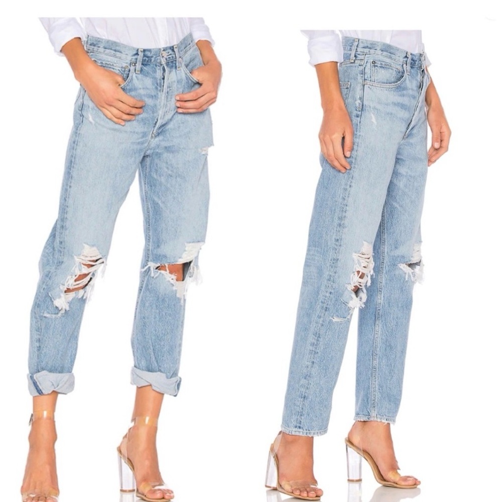 Agolde Women's mid rise 90s loose jean